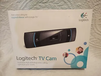 Logitech TV Cam HD Webcam 720 Widescreen V-U0022 Video Calls Stream Skype Zoom • $35