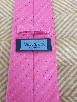 Van Buck Silk Tie 8cm • £12.50