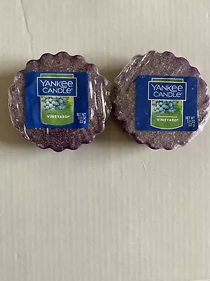 2 Yankee Candle Wax Tarts - NEW - Vineyard Scent • £14.47