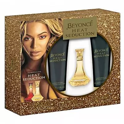 Beyonce Heat Seduction 3pc Set Her Edp Fragrance Perfume Spr New Inbox Genuine • $129.95
