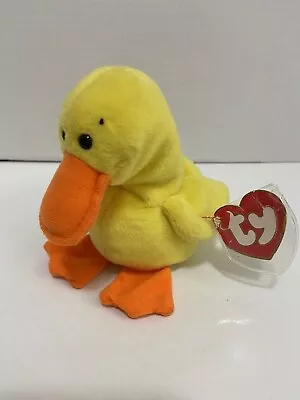 Ty Beanie Baby Quackers Looks Like 1st Generation Tush Tag Duck  • $49