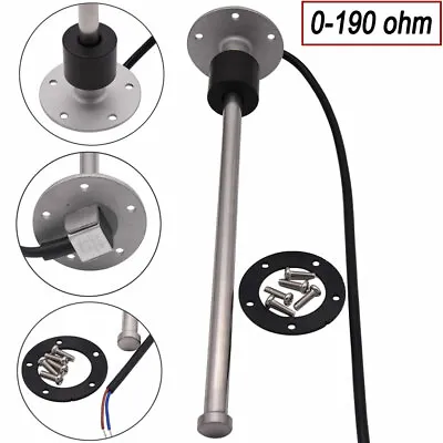 150-1000mm Marine Boat Water Sending Unit Tank Fuel Level Sender Sensor 0-190ohm • $24.28