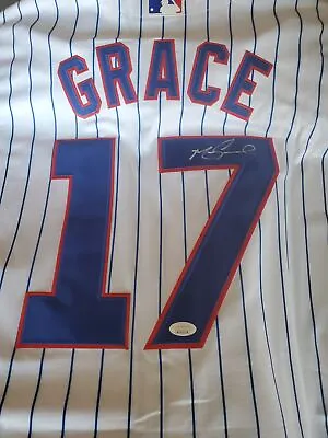 Mark Grace Signed Pinstriped Chicago Cubs Jersey JSA Witness COA • $129.99