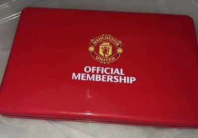 Manchester United Tin Offical Memebrship Earphone Badge Pen Keyring Red Football • £50