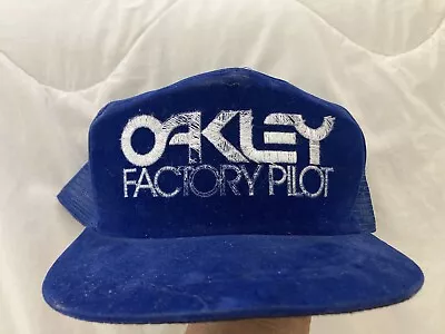 Vintage OAKLEY Factory Pilot Felt Hat Made In Japan RARE NOS • $75