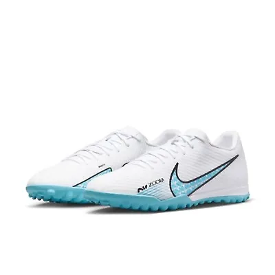 Nike Zoom Vapor 15 Academy Tf Turf Soccer Shoes White Cristiano Ronaldo Men Size • $95