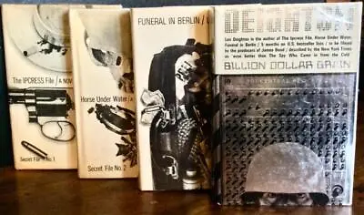 £585 • Buy 1960's LEN DEIGHTON COLLECTION Of Harry Palmer Novels 4 X BOOKS ORIGINAL JACKETS