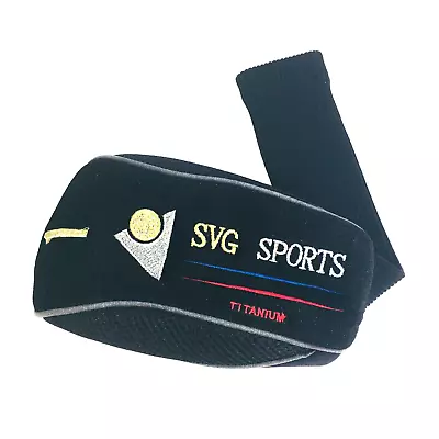 SVG Sports Titanium Golf Driver Club Headcover Black Sock Style        EUC • $7.98