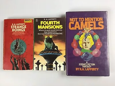 R.A. Lafferty LOT Of 3 Books Fourth Mansions Not Mention Camels Strange Doings • $36.41