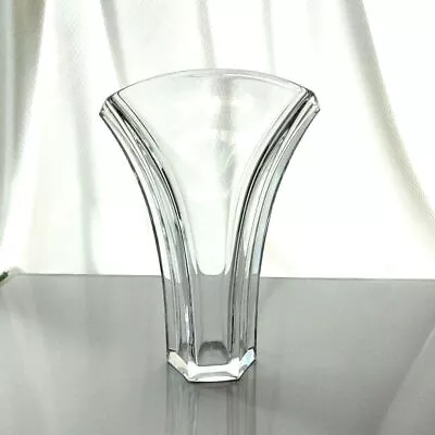 BACCARAT GINKGO VASE CRYSTAL Glass Flower 24cm • $596.08