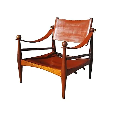 $4200 • Buy Attributed To Jorge Zalszupin Mid-century Brazilian Rosewood Safari Lounge Chair