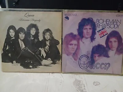 Queen Bohemian Rhapsody 7   Vinyl X2 Singles In Picture Sleeve. EMI/Electrola. • £35