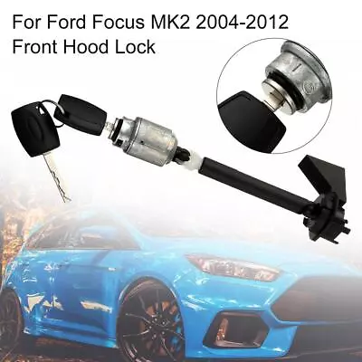 With Key For Ford Focus Latch Repair Set Front Hood Lock Engine Hood Catch • $27.78