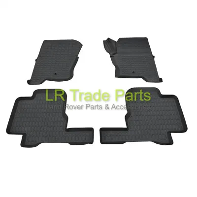 Land Rover Discovery 3 & 4 New Front & Rear Rubber Floor Mats Mat Set (2004-16) • $210.53