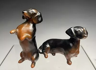 Pair Of Vintage Beswick Daschund Dog Figurines • £72.39