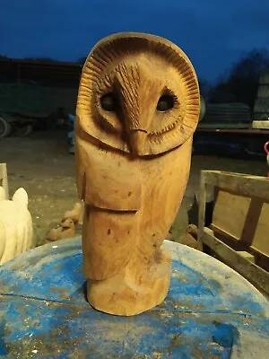 £60 • Buy Great Gift Idea Sussex Chainsaw Carvings Yew Owl Home Or Garden Wooden Sculpture