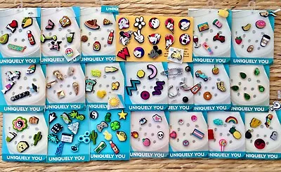 £4.99 • Buy OFFICIAL Croc CHARMS Crocs Jibbitz FOOD/HOLIDAY/FITNESS/DISNEY GOLD/SILVER NEW
