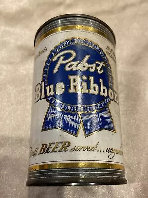 Mini  Pabst Blue Ribbon Beer Sealed Top Can Empty Can • $9.99