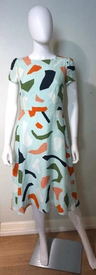 $40 • Buy GORMAN Printed Silk Dress - Size 8