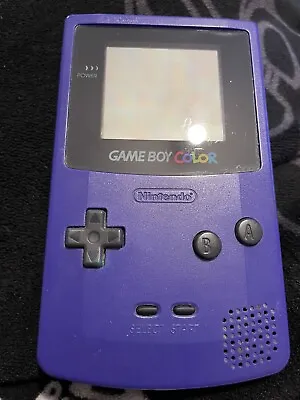 Nintendo Gameboy Colour  - Grape Purple - Tested & Working • £49.99