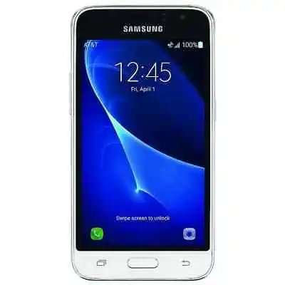 Samsung Galaxy Express 3 SM-J120A 8GB Locked To AT&T White Smartphone Very Good • $29.99