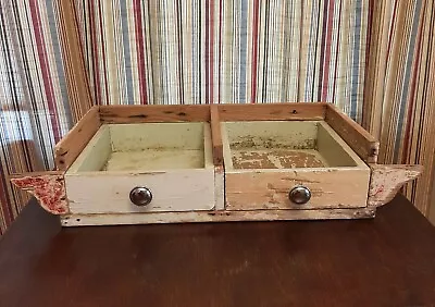 Antique Under Kitchen Cabinet 2 Drawer Storage • $13.99