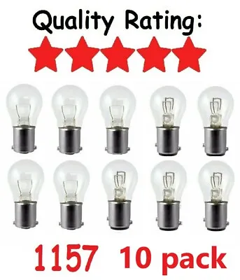 $7.98 • Buy 10x 1157 12v Low Voltage S8 Light Bulb Auto Car Taxi Signal Turn Tail Stop Lamp