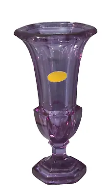 Elegant Vintage Moser Germany Crystal Alexandrite Neodymium Purple Vase 8'' #2 • $140.25