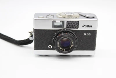 £4.20 • Buy F Vintage Rollei B35 Film Camera W/ Carl Zeiss 3.5/40mm Lens & Case