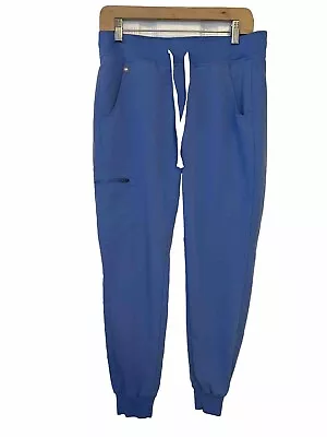 Figs Women’s Zamora Jogger Capri Blue Scrub Pants Small • $29.99