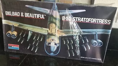 Older Monogram B52 Stratofortress Big Bad & Beautiful 1/72 Scale Plane Model Kit • $120