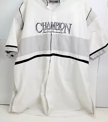 Champion Boats Jersey Mens 3XL Performance Bass Boats Fish Tournament Shirt • $27.77