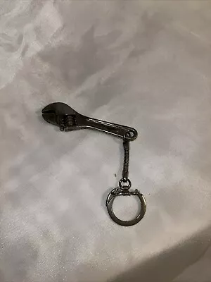 Vintage Mini Wrench Keychain Fob Key Ring Chain Hangtag *102-3 • $5