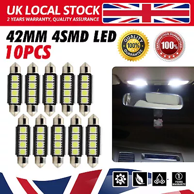 10X For Ford Transit MK7 MK8 Cabin Dome Interior White C5W Light Festoon Bulb • £11.58