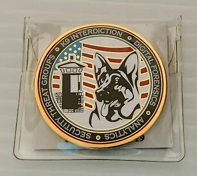 Florida Dept. Corrections Intelligence FDC Canine K-9 K9 Dog Unit Challenge Coin • $23.71