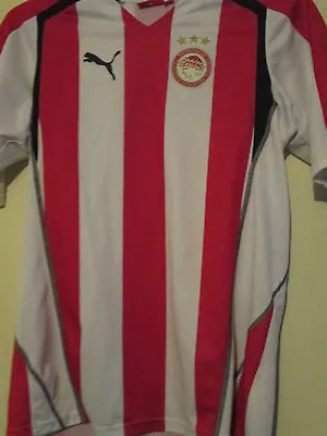 Olympiakos 2005-2006 Home Football Shirt Size Large Adult Olympiacos /39917 Mans • £24.99