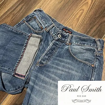 Paul Smith Red Ear Japanese Selvedge Denim Stonewash Jeans  • £60