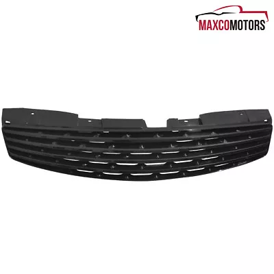 Hood Grille Fits 2003-2007 Infiniti G35 2Dr Coupe Black Front Bumper Grill 1PC • $83.49