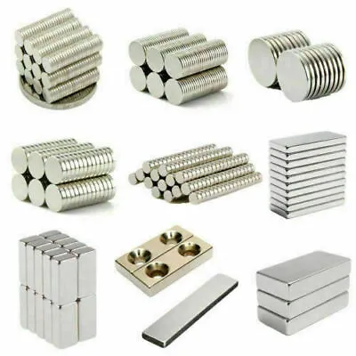 5-100Pcs Super Strong Round Disc Magnets Rare-Earth Neodymium Magnet N35 N50 N52 • $5.35