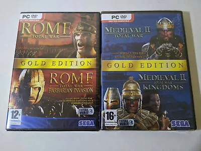 Rome: Total War Gold & Medieval II (2): Total War Gold (PC DVD-ROM) - Brand New • $38.90