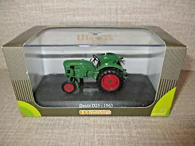 Universal Hobbies Deutz D25 - 1963 Tractor 1:43 Scale Green Diecast Replica • $11.97