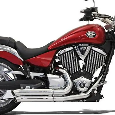 Bassani Pro Street Turn Out Exhaust System Chrome 6V13D • $904.95