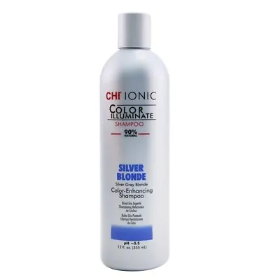 NEW CHI Ionic Color Illuminate Shampoo - # Silver Blonde 355ml Mens Hair Care • $46.85