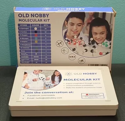Old Nobby Molecular Kit Molecule Models For Learning Chemistry • $16.95