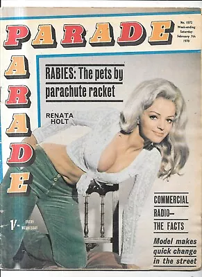 Vintage Parade Men's Magazine No 1572 Feb 7th 1970 • $1.87