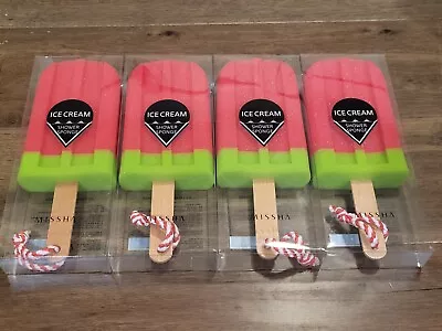 Missha Ice Cream Shower Sponge Bath Body Scrubber 4 Pcs • $8.99