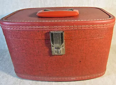 Vintage'Travel Smart' Red Cosmetic Luggage • $24