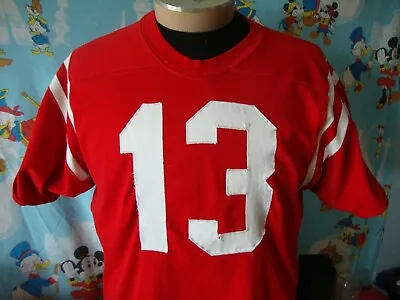 Vintage Cornell Big Red Authentic Game Worn Football Durene Jersey 42 • $317.40