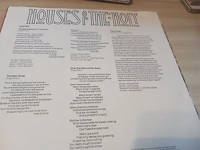 Vintage Lp Vinyl Led Zeppelin- Houses Of The Holy Vinyl Album (1971) RARE FIND • $30