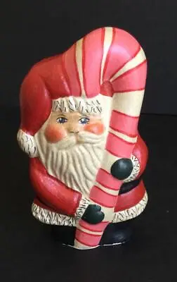 Rare VAILLANCOURT 145 3.5” SANTA CANDY CANE FATHER CHRISTMAS Not Ornament • $99.95